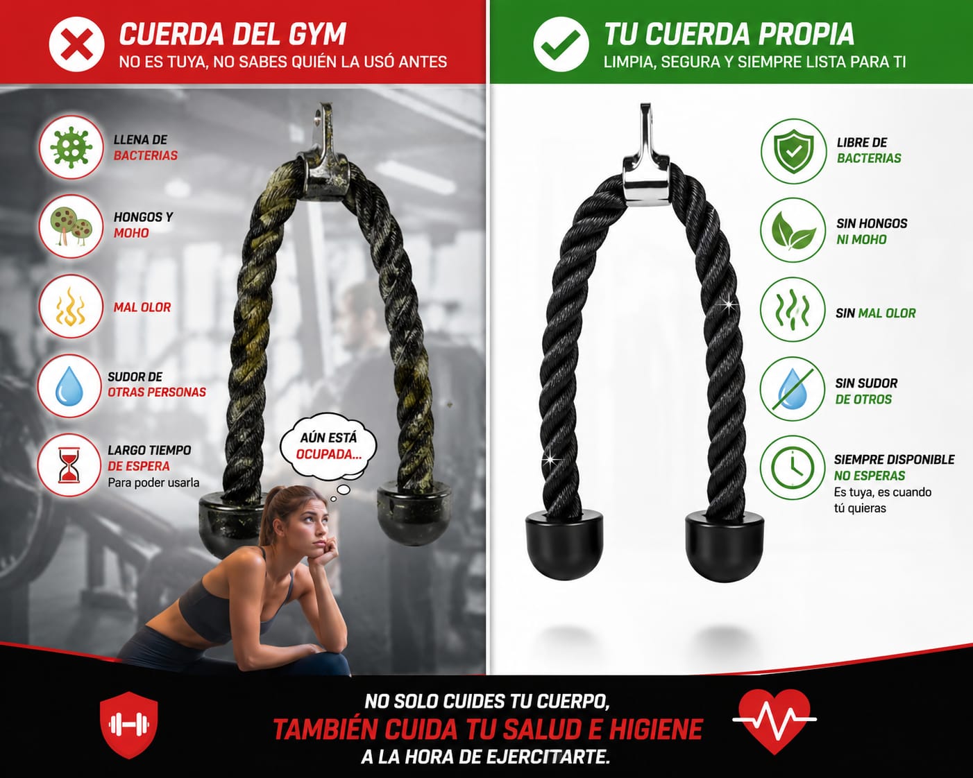 SOGA PARA POLEA DOBLE BOLA