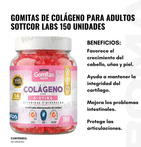 Colageno con Biotina y Vitaminas
