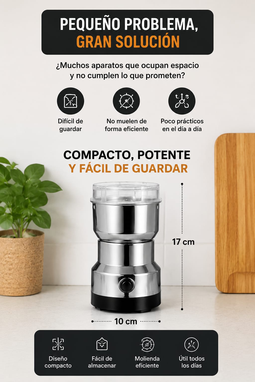 Molino Multiuso de Semillas