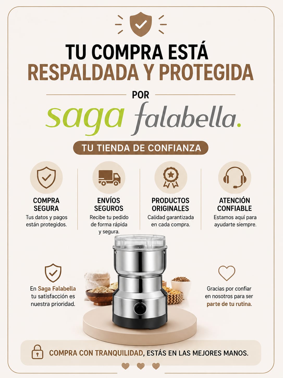 Molino Multiuso de Semillas