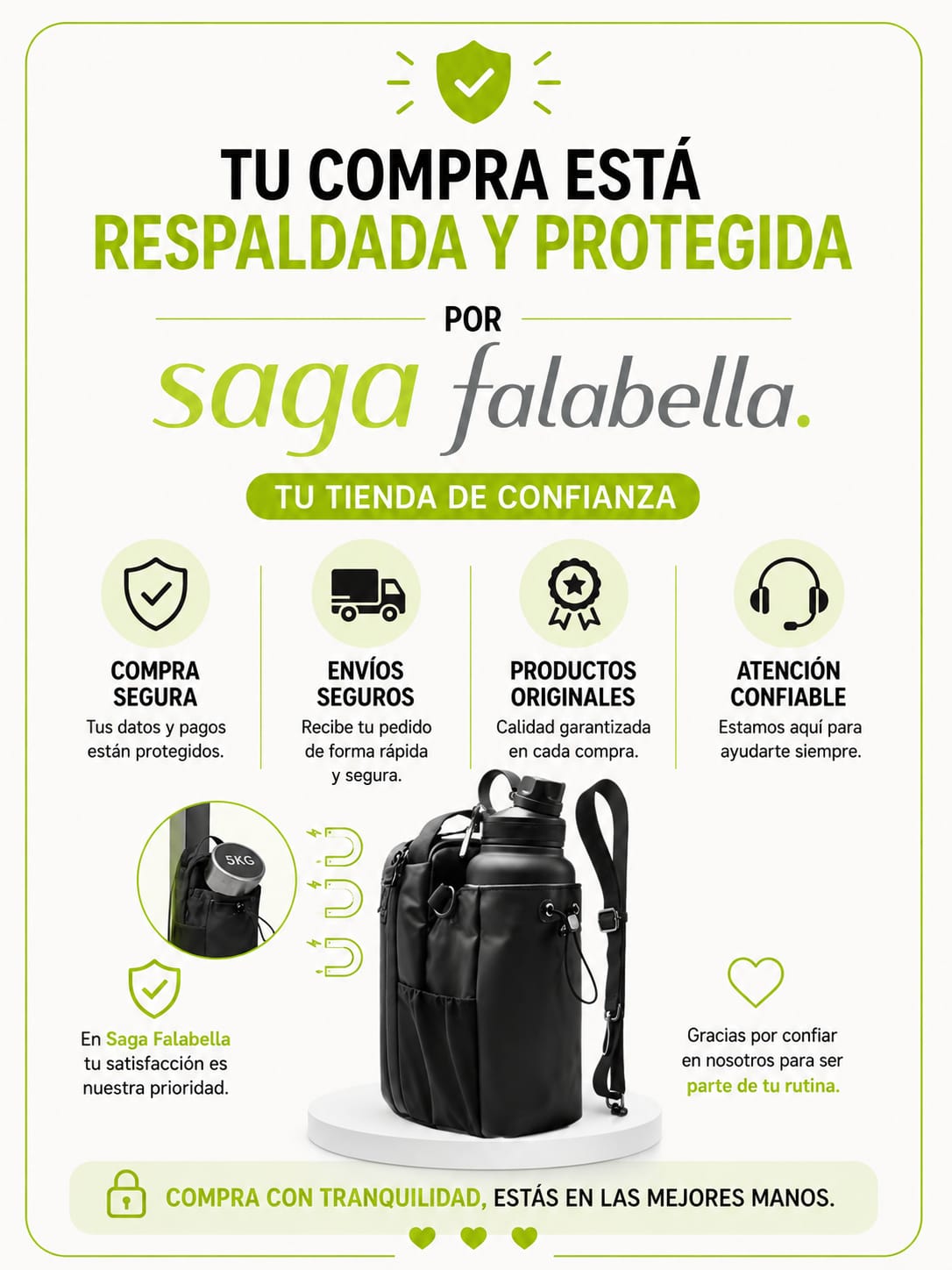 Bolso Imantado Multiuso en Combo