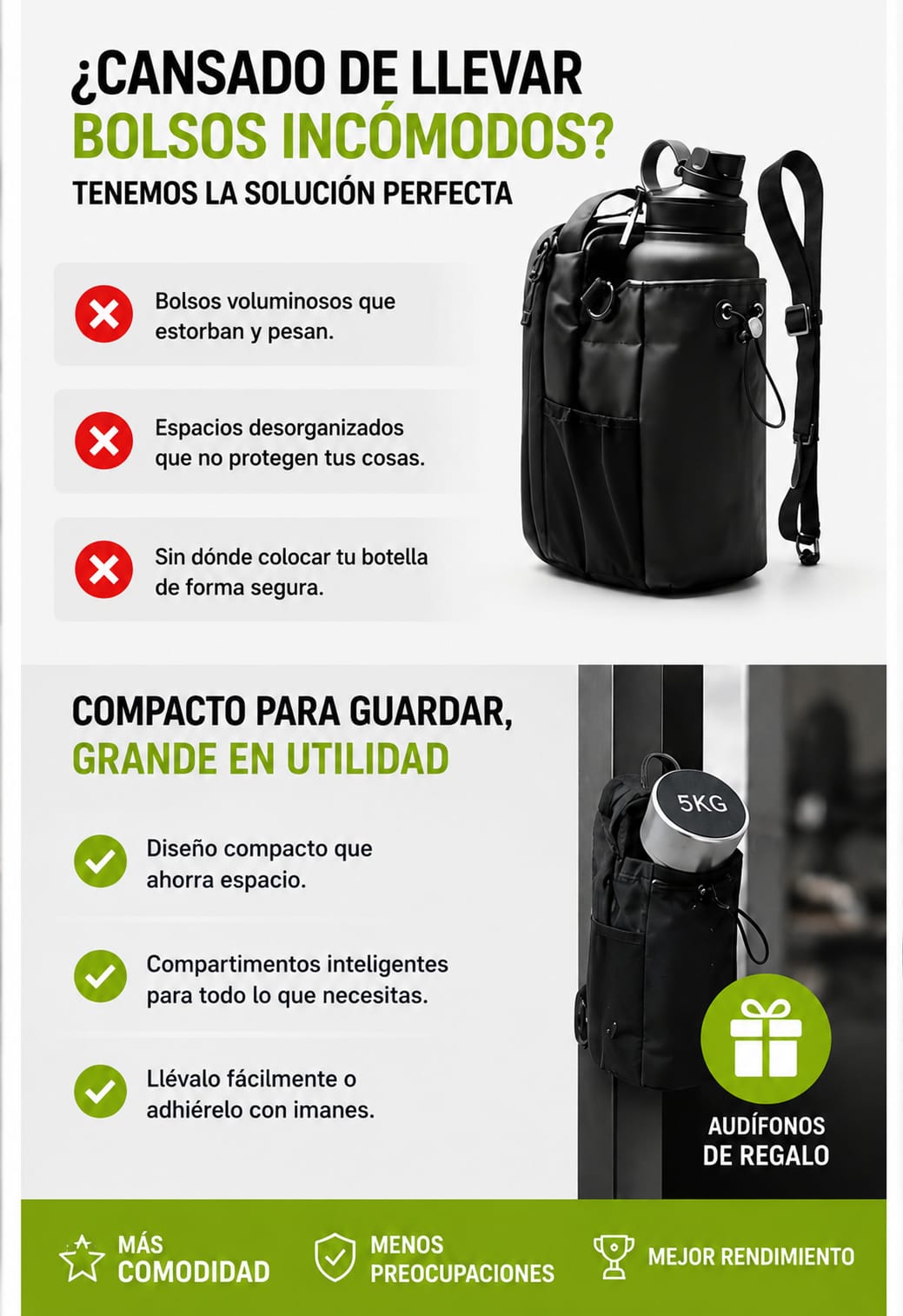 Bolso Imantado Multiuso en Combo