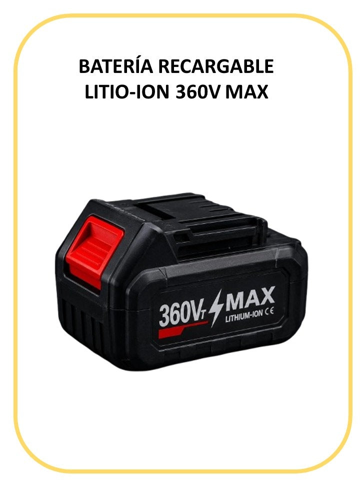 BATERÍA RECARGABLE LITIO-ION 360V MAX
