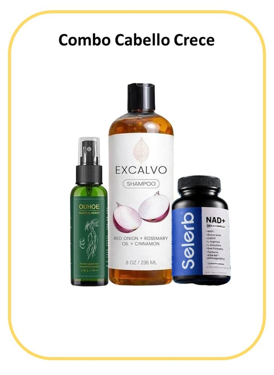 Combo Cabello Crece para Caballero