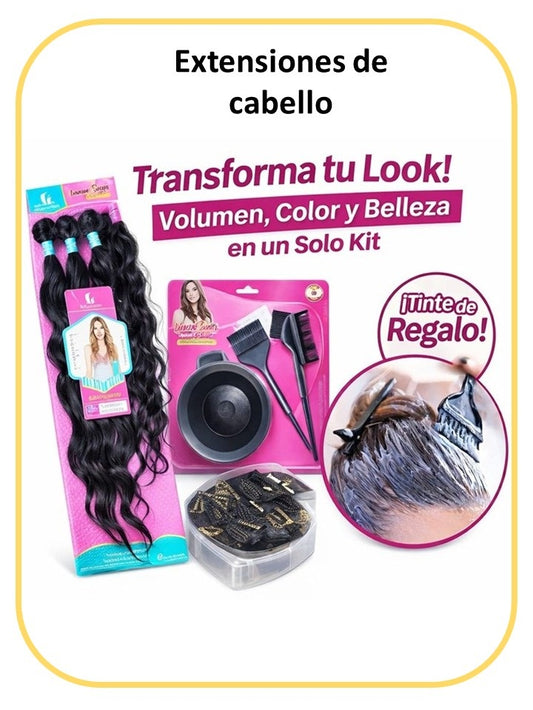 Extensiones de Cabello semi-natural